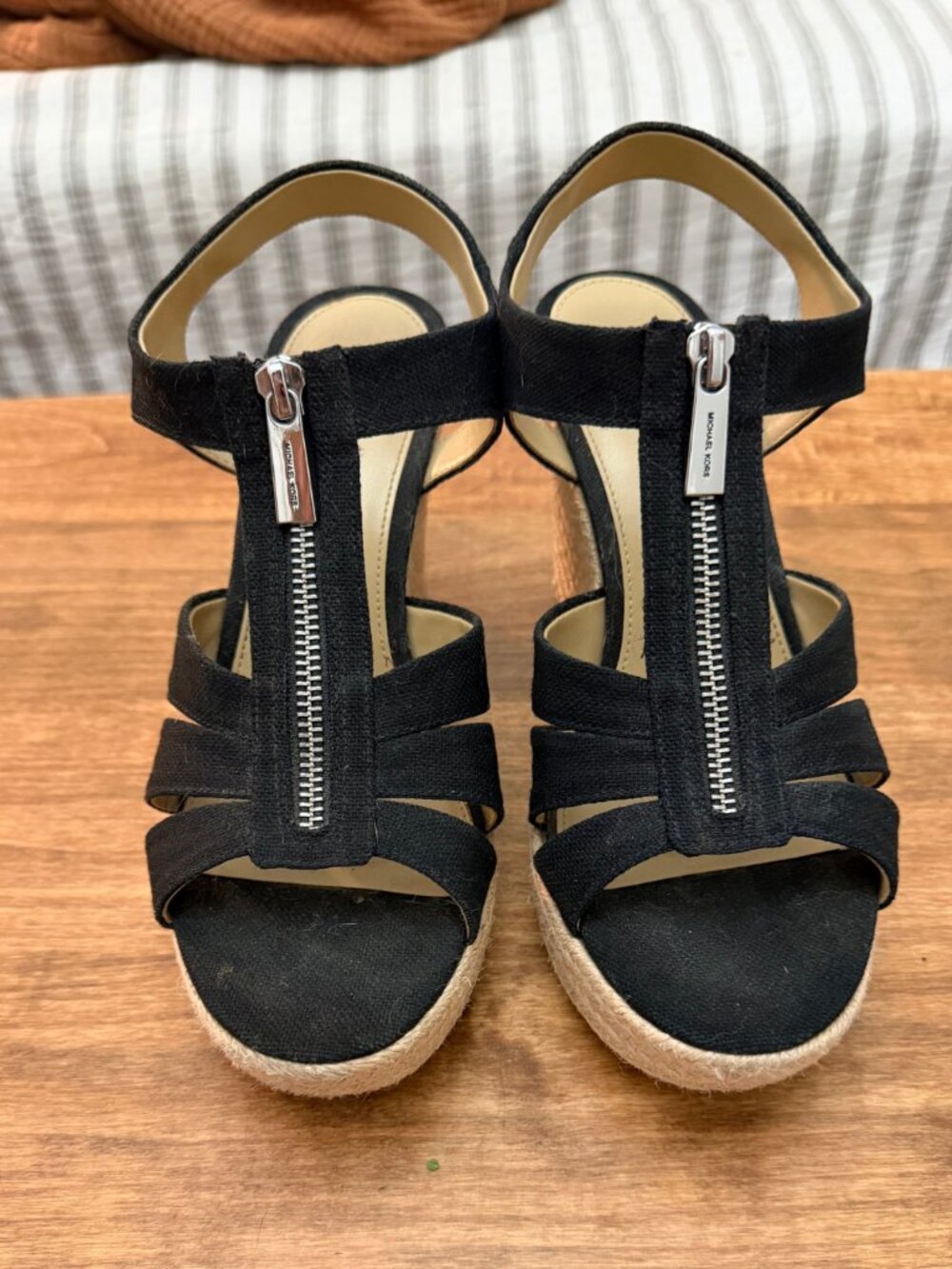 Michael Kors Zipper Wedges